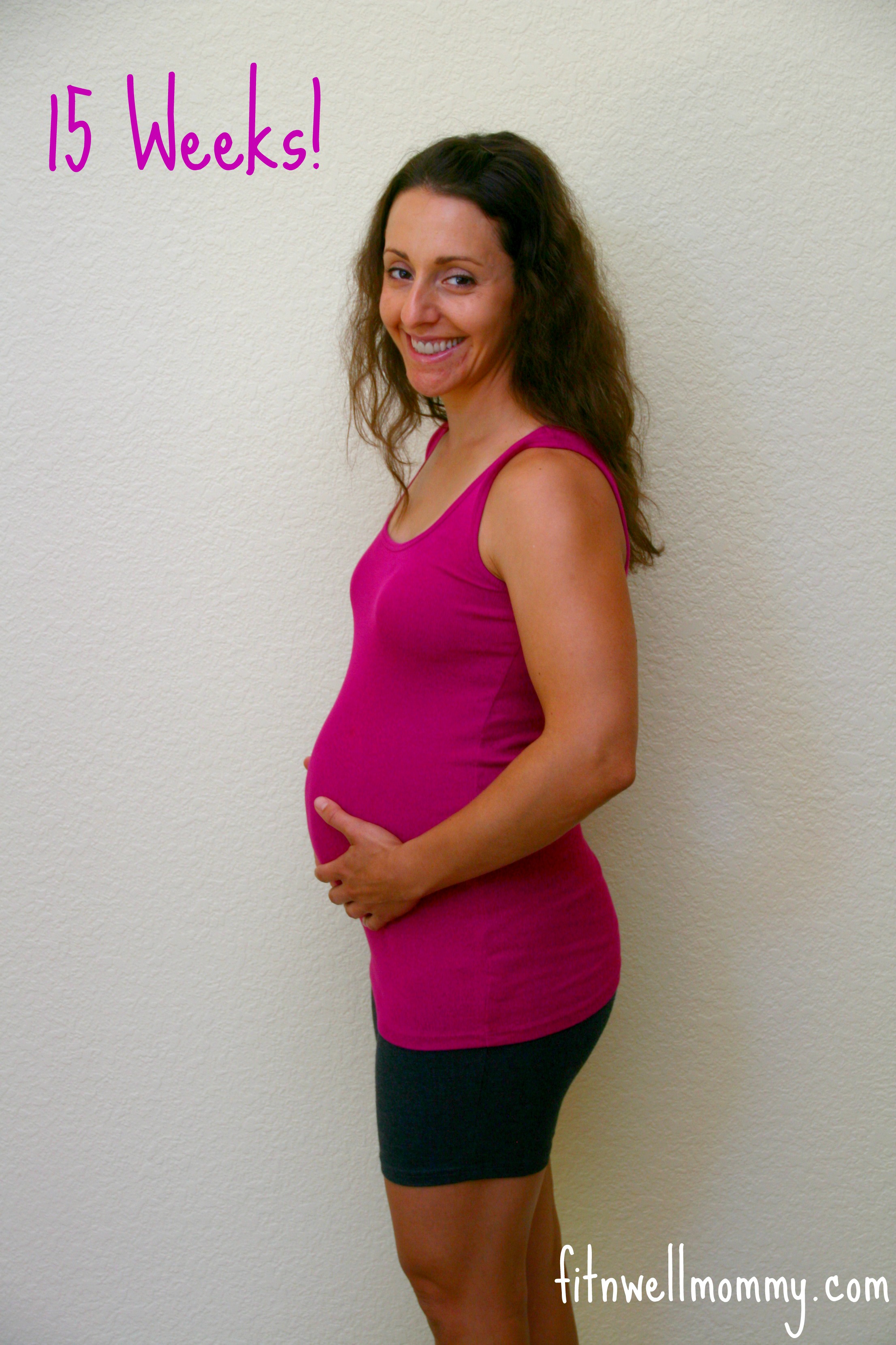 15 недель беременности размер живота фото