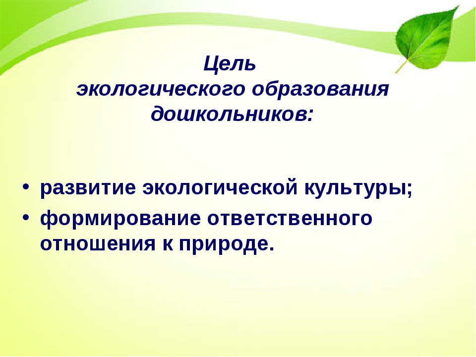 День экологического образования презентация