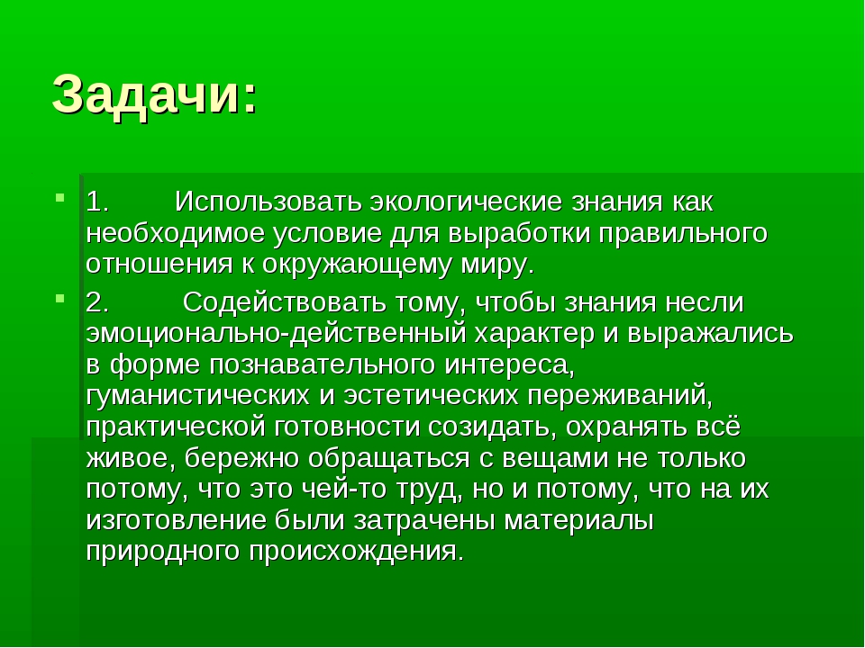 Экологическое воспитание школьников презентация